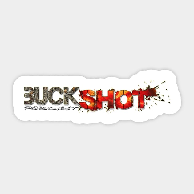 Buckshot Logo Sticker by tomomahony